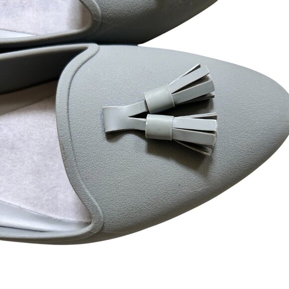 Crocs Eve Iconic Comfort 10 Women Tassel Flat Loafer Waterproof Embellished - Picture 7 of 10